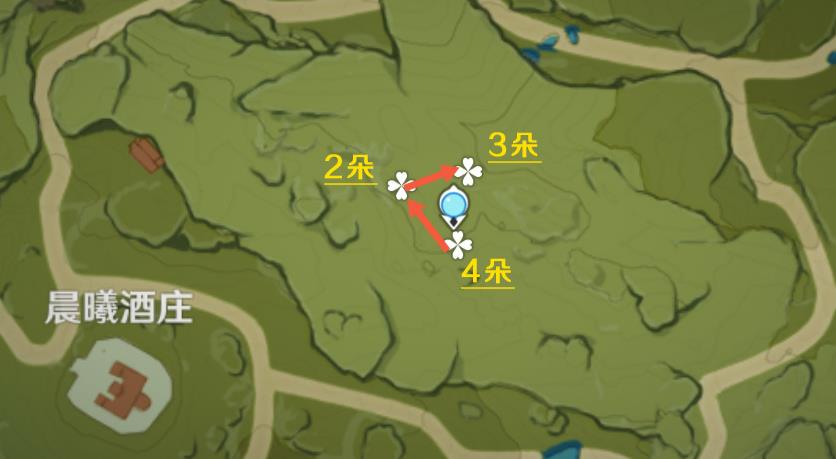 原神风车菊分布图 原神风车菊采集位置一览