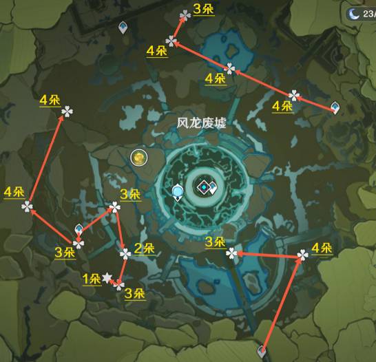 原神风车菊分布图 原神风车菊采集位置一览