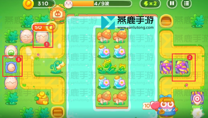 保卫萝卜4绿野奇缘第34关怎么过 保卫萝卜4绿野奇缘第34关满星图文攻略