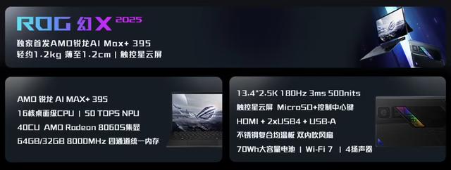 ROG幻X 2025评测：搭载AMD Strix Halo的全能平板笔记本（性能与续航的完美结合）