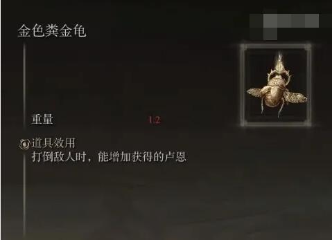 艾尔登法环金色粪金龟护符怎么获得 艾尔登法环金色粪金龟护符获取位置